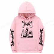 Men's Solid Color Printed Fashion Hoodie