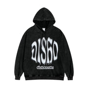 Graffiti Hooded Printed Sweater Men And Women Street Hoodie