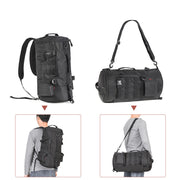 Cylindrical Fishing Gear Backpack Cylindrical Rod Satchel