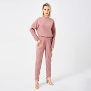 Sweater Two Piece Long Pants Set