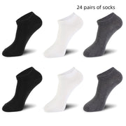 Socks Men's Spring And Autumn Socks Antibacterial Deodorant And Sweat-absorbing