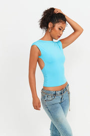 Women's Half Turtleneck Solid Color T-shirt