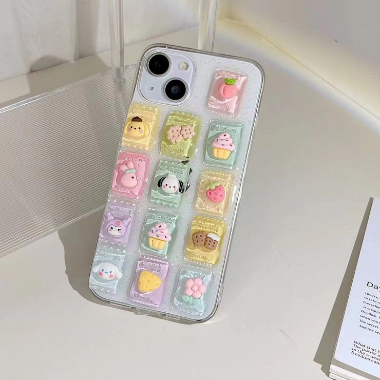 Creative Adhesive Candy Mobile Phone Shell