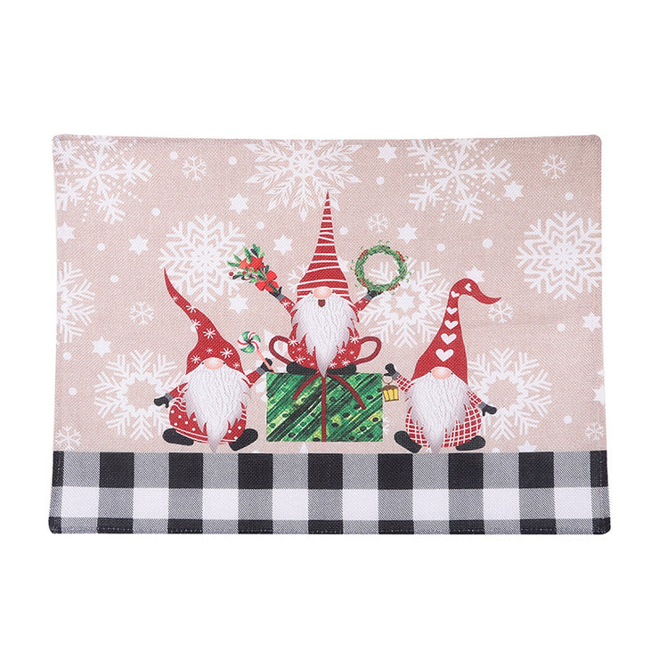 Christmas Creative Cute Forest People Table Mat