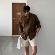 Linen Shorts Men's Casual Pants Summer Korean Style Loose Fashionable Shorts