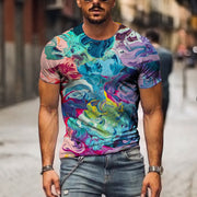 Men 3D Graphic Casual T-shirt