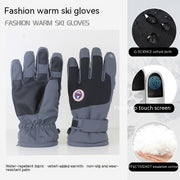 Autumn And Winter Warm Ski Gloves Touch Screen Waterproof