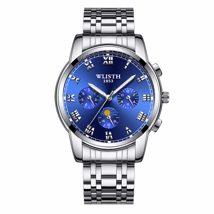 Watches Male Business Nightlight Watch Waterproof Watch