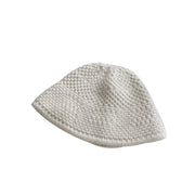 Loose Wool Knitted Fisherman Hat Women's Wool Bucket Hat