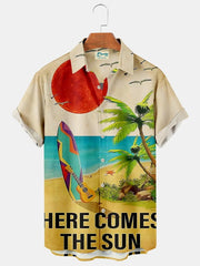 Men's 3D Shirt Plant Flower Digital