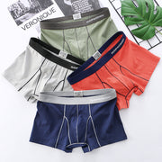 Men's Boxer Briefs Week Days Underwear Solid Color Simple Trendy Breathable Multicolor Pants