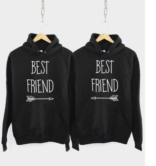 BEST FRIEND Right Arrow Hooded Sweater