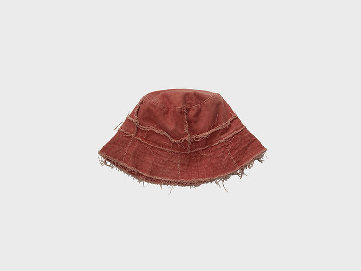 Japanese Style Washed Stitching Frayed Fisherman Hat