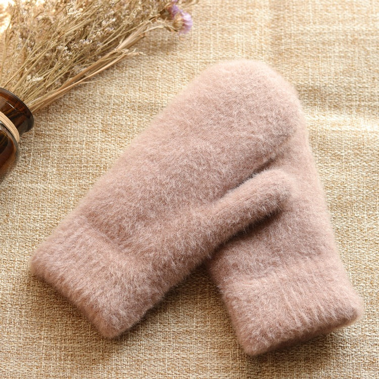 Korean-style Knitted Thermal Gloves