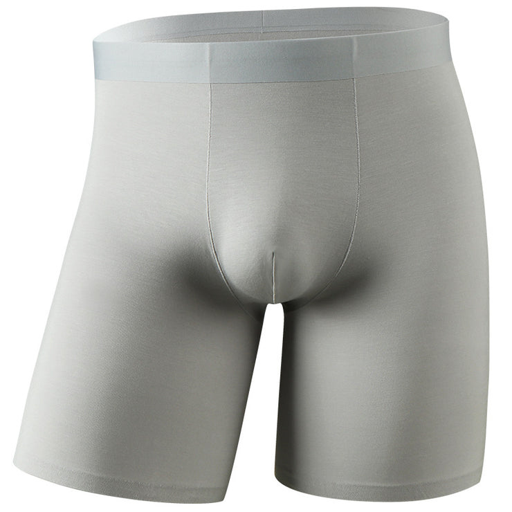 Men's Plus Size Lengthened Anti-wear Leg Boxer Briefs