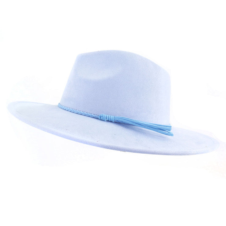 Men's Lady Couple Broad-brimmed Hat Flat Edge Gentlemen's Hat