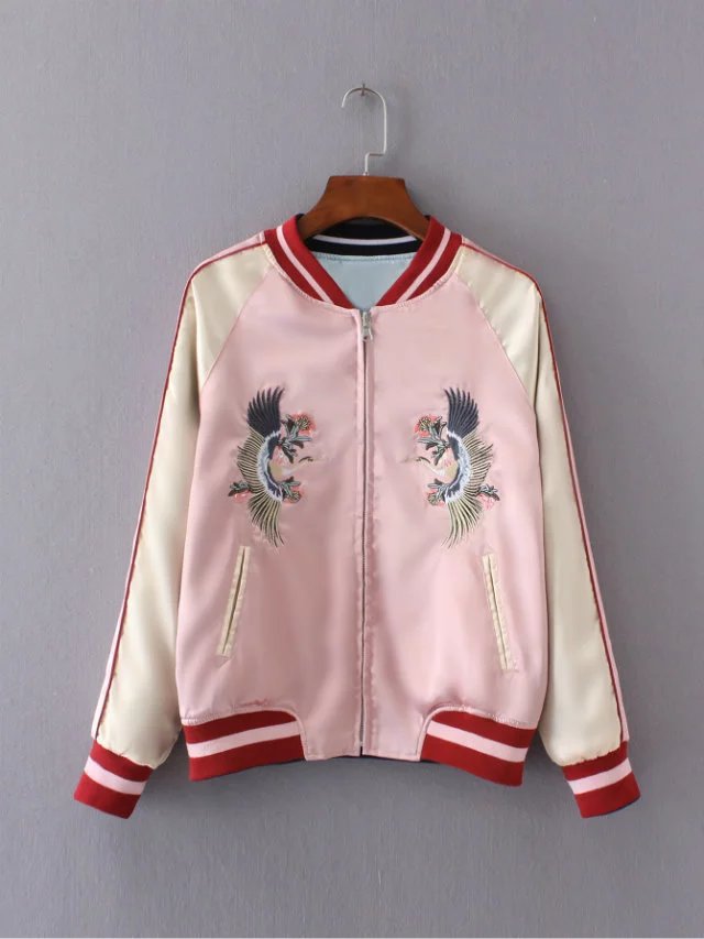 Heavyweight Densely Woven Satin Embroidered Jacket