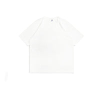 Loose Oversize Round Neck Combed Cotton Short Sleeve T-shirt