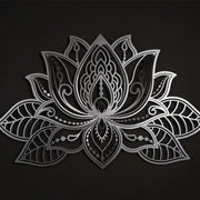 Metal Craft Decorations Lotus Wall Art Indoor Outdoor Hanging Pieces