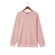 Fashion Solid Color Pullover Women