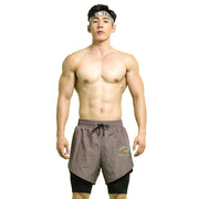 Double-layer Sports Pants Basketball Track And Field Quick-drying Beach Shorts