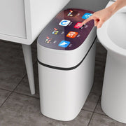 Smart Trash Can With Lid For Bedroom And Living Room