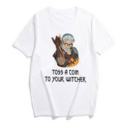 European And American Unisex Modern Short-sleeved T-shirt Throw Coins To Your Wizard