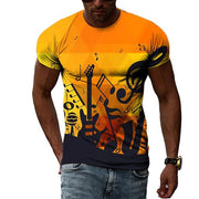 Slim Plus Size Short Sleeve Trendy Short Sleeve Men's