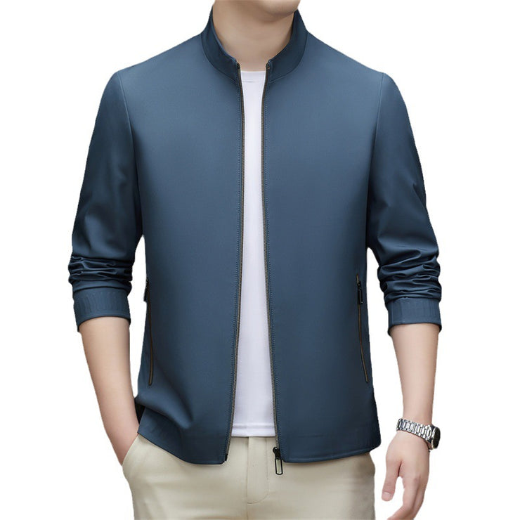 Coat Men's Polo Collar Jacket