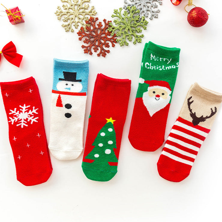 Children's Fashion Simple Mid-calf Christmas Stockings