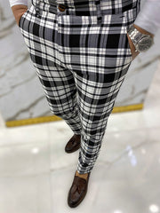 Men's Printed Casual Fashion Striped Trousers