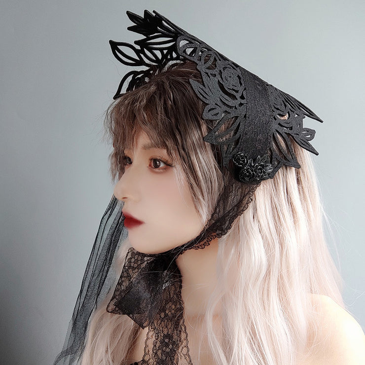 Witch One-piece Hat Halloween Rose Hat