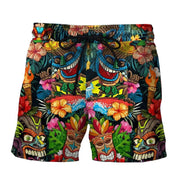 Printed Summer Beach Pants Casual Pants