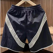 Summer New Striped Quick-drying Sports Loose Ice Silk Breathable Beach Pants