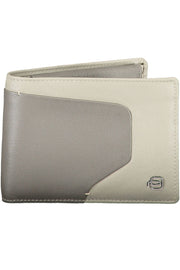 Piquadro Gray Leather Wallet